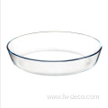 Glass Oval Backing Dish Microwave Safe glass tray